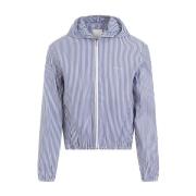 Givenchy Blå Bomull Windbreaker Jacka Blue, Herr