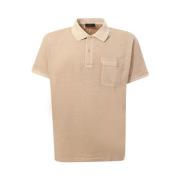 Fay Polo Shirts Beige, Herr