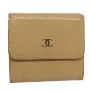 Chanel Vintage Pre-owned Laeder plnbcker Beige, Dam