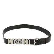 Moschino Pre-Owned Pre-owned Laeder skrp Black, Dam