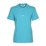 Msgm Blå T-shirts och Polos Blue, Dam