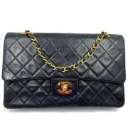 Chanel Vintage Pre-owned Laeder chanel-vskor Blue, Dam