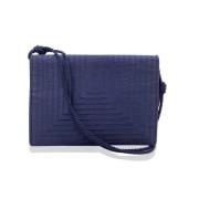 Fendi Vintage Pre-owned Laeder kuvertvskor Blue, Dam