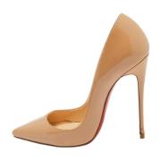 Christian Louboutin Pre-owned Pre-owned Laeder klackskor Beige, Dam