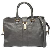 Yves Saint Laurent Vintage Pre-owned Laeder handvskor Gray, Dam