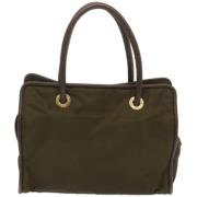 Celine Vintage Pre-owned Tyg totevskor Green, Dam