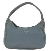 Prada Vintage Pre-owned Tyg prada-vskor Blue, Dam