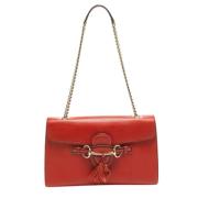 Gucci Vintage Pre-owned Laeder gucci-vskor Red, Dam