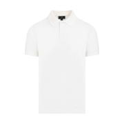 Dunhill Off White Bomullspolo Skjorta White, Herr