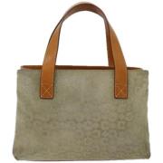 Celine Vintage Pre-owned Canvas handvskor Gray, Dam