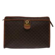 Celine Vintage Pre-owned Canvas kuvertvskor Brown, Dam