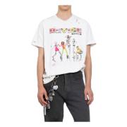 Doublet Vintage Destroyed Flickor T-Shirt White, Herr