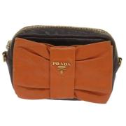 Prada Vintage Pre-owned Laeder axelremsvskor Multicolor, Dam