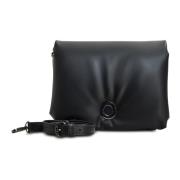 Cesare Gaspari Lyxig Quiltad Clutch - Svart Black, Dam