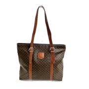 Celine Vintage Pre-owned Laeder handvskor Brown, Dam