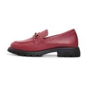 Cesare Gaspari Platform Loafers - Bordeaux Red, Dam