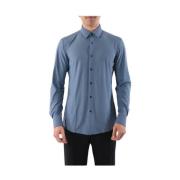 Hugo Boss Slim Fit Stretch Fabric Shirt Blue, Herr