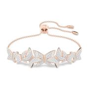 Swarovski Lilia Fjäril Armband Vit Roséguld White, Dam