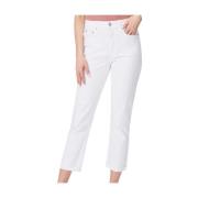 Paige High Rise Slim Boyfriend Jeans White, Dam