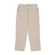 Obey Hardwork Linen Carpenter Pant Beige, Herr