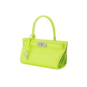 Tory Burch Laeder crossbodyvskor Yellow, Dam