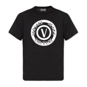 Versace Jeans Couture T-shirt med logotyp Black, Herr