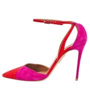 Aquazzura Pre-owned Pre-owned Mocka klackskor Multicolor, Dam