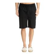 Lardini Casual Dragsko Shorts Black, Herr