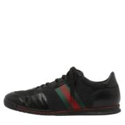 Gucci Vintage Pre-owned Canvas sneakers Black, Herr