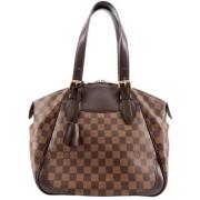 Louis Vuitton Vintage Pre-owned Canvas louis-vuitton-vskor Brown, Dam