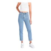 Abrand Jeans Hög Slim Tall Georgia Jeans - Tidlös blå tvätt Blue, Dam