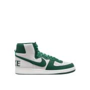 Nike 1985 Basketball Design Color-Block Sneakers Green, Herr