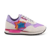 Atlantic Stars Dam Sneakers Textil Mocka Gummisula Multicolor, Dam