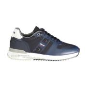 Blauer Blå Sports Sneaker med Unikt Tryck Blue, Herr