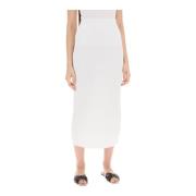 Brunello Cucinelli Midi Skirts White, Dam