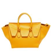 Celine Vintage Pre-owned Laeder totevskor Yellow, Dam