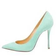 Christian Louboutin Pre-owned Pre-owned Mocka klackskor Blue, Dam