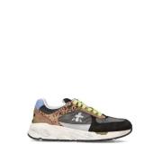 Premiata Grå Svart Sneakers Damskor Multicolor, Dam