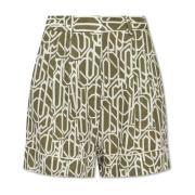 Diane Von Furstenberg Mönstrade shorts av Green, Dam