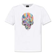 PS By Paul Smith Tryckt T-shirt White, Herr