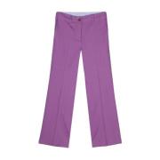 Alysi Cropped Stretch Byxor Orchid Pink, Dam