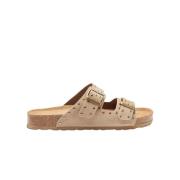 Scarosso Delilah Sliders Beige, Dam