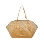 THEMOIRè Straw Clutch Väska Beige, Dam