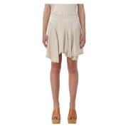 Isabel Marant Elegant Awen Kjol Beige, Dam