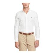 Ralph Lauren Vit Slim Fit Oxford Skjorta White, Herr