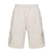 44 Label Group Lätta, bekväma bomulls shorts Beige, Herr