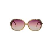 Dior Vintage Pre-owned Plast solglasgon Multicolor, Dam