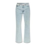 Y/Project Jeans med bälte Blue, Dam