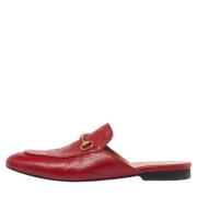 Gucci Vintage Pre-owned Laeder sandaler Red, Dam