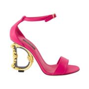 Dolce & Gabbana Barock Högklackade Sandaler Pink, Dam